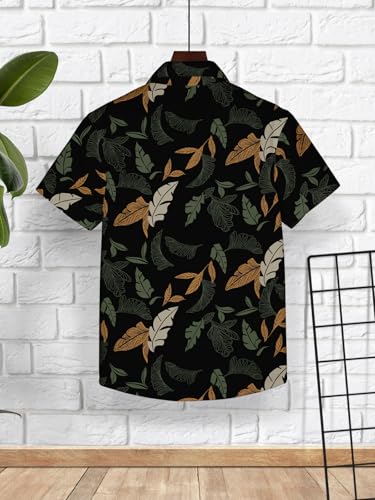 Image of HELLCAT Yellow, Olive Trendy Regular Fit Printed Causal Shirt for Boys - Pack of 2
