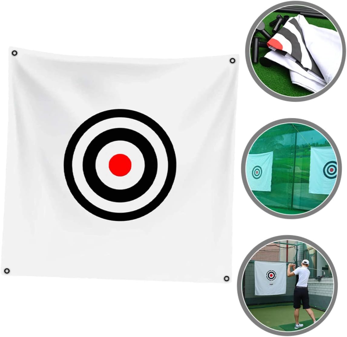 HANABASS Professional Chipping Training Set Golf Hitting Target Net Canvas Practice Tool Easy Install