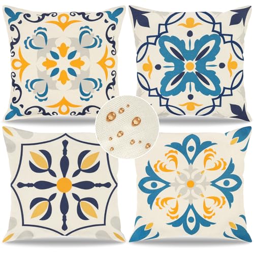 Weldomcor Waterproof Cushion Cover Set of 4