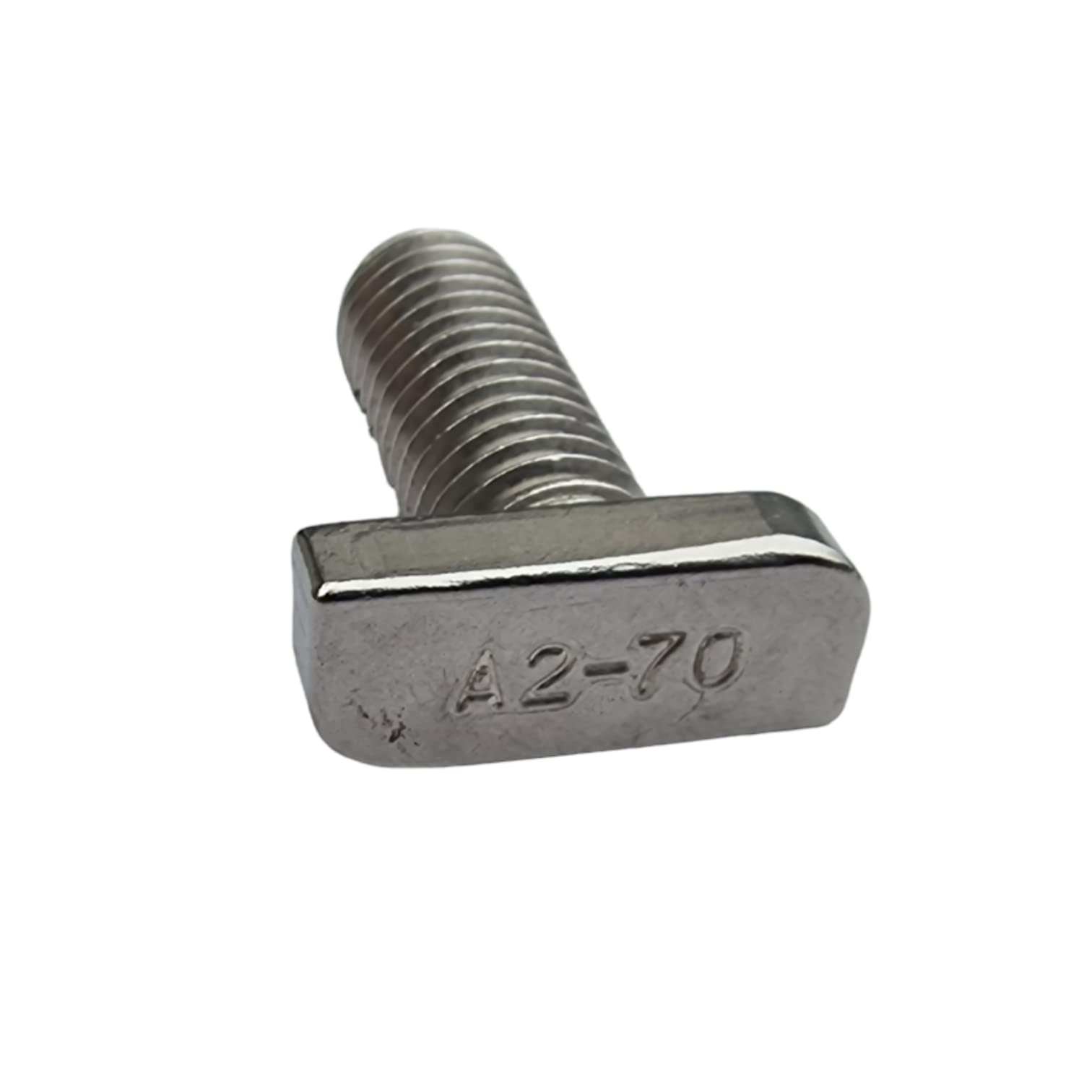 Spetsbst 24 Stück Hammerkopfschrauben M8 x 20mm | M8 Edelstahl Schrauben und Flanschmuttern M 8 für Gewächshaus Solar Montageschienen Photovoltaik (M8*20mm