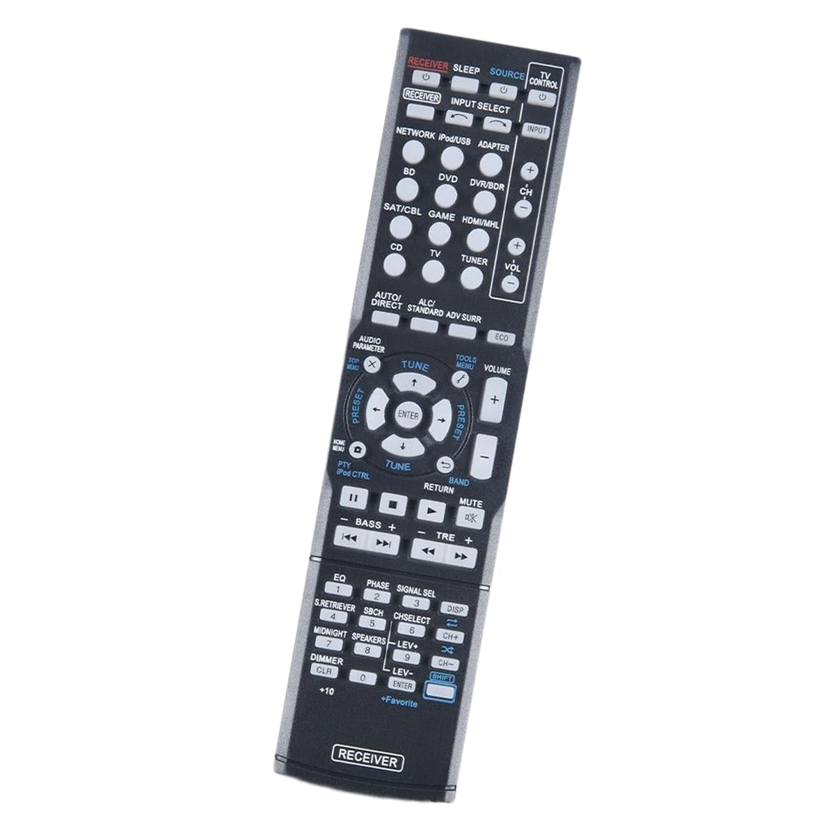 1 szt. Pilot zastępczy pasuje do Pioneer AXD7618 AXD7540 AXD7568 AXD7569 AXD7664 8300766400011IL amplituner AV
