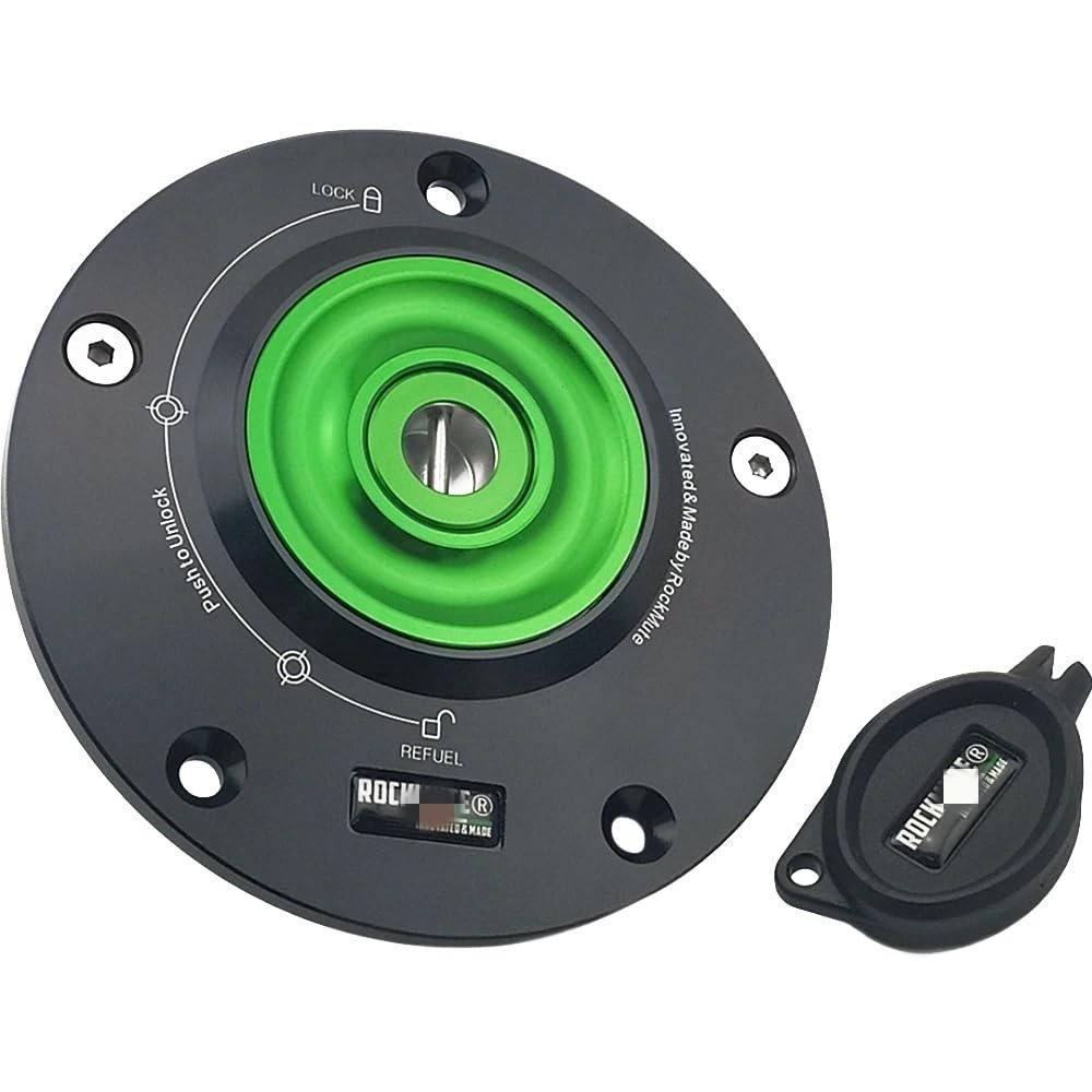 Copertura Tappo Serbatoio Carburante Gas Con Serratura A Chiave Per Kawa&saki ZX-6R NIN&JA ZX6R 2007-2017 ZX10R 2006-2015, ZX14R ZZR1400 2006-2016 Moto tappo serbatoio moto
