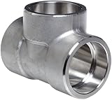 304/304L Forged Stainless Steel Pipe Fitting, Tee, Socket Weld, Class 3000, 3/4' Female