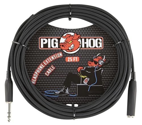 Rallonge pour casque audio Pig Hog PHX14-25BK câble long 7,6m
