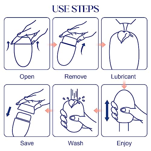 Image of Male Masturbator Egg, Lilecemie Portable Pleasure Pocket Pussy Stroker with 3D Realistic Mouth for Oral Sex,Ultra Soft Stretchy Male Masturbators Cup,Blowjob Adult Male Sex Toys for Men Pleasure