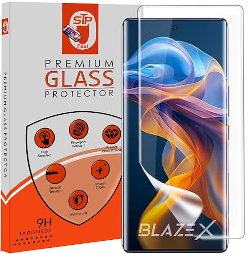 Image of STP FEEL 1 Pack Unbreakable Membrane Screen Protector Guard Compatible For Lava Blaze X 5G, 6.67 Inch | Hydrogel Membrane Ultra Smooth Touch with Finger Print Support - HD /3 Months Warranty