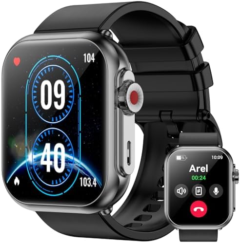 Jacoosa Smart Watch for Men Women 100-Day Standby, 1.85" HD Scree...