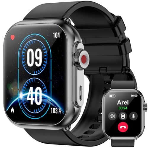 Jacoosa Smart Watch for Men Women 100-Day Standby, 1.85" HD