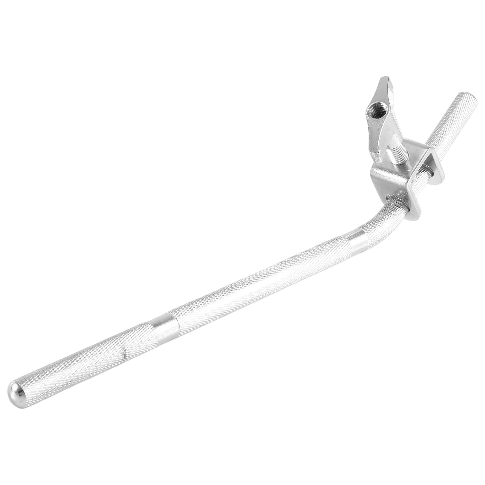 1 Stück Cowbell Halter Cowbell Extension Clip Silber Metall Cowbell Retainer Lock gebogene Trommel Verbindungsstangen