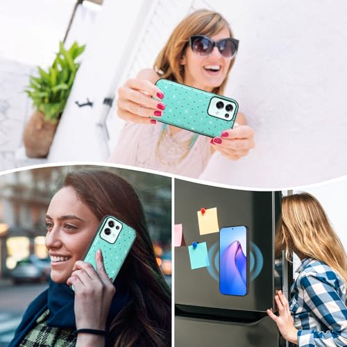 Coque Reno 8 Pro 5G Asuwish évitez les rayures avec le modèle bleu sarcelle