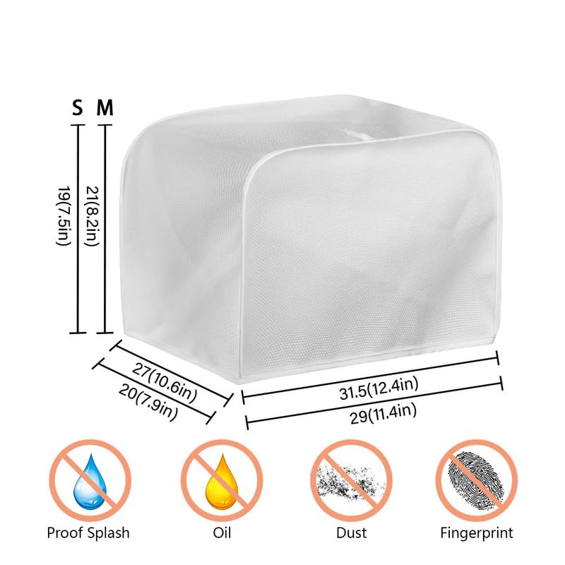 Daulesho British Flag Toaster Dust Cover Watercolor Union Jack 2 Slice Bread Maker Cover Red Blue Great Britain Flag Kitchen Small Appliance Covers Washable Stain Resistant -S