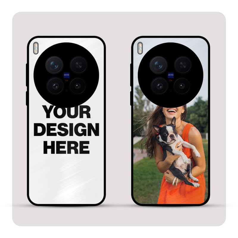 Image of Personalized Back Cover for Vivo X300 Pro | Custom Case with Name, Photo or Logo | PrintShield Hybrid with Soft TPU Grip & Scratch Protection