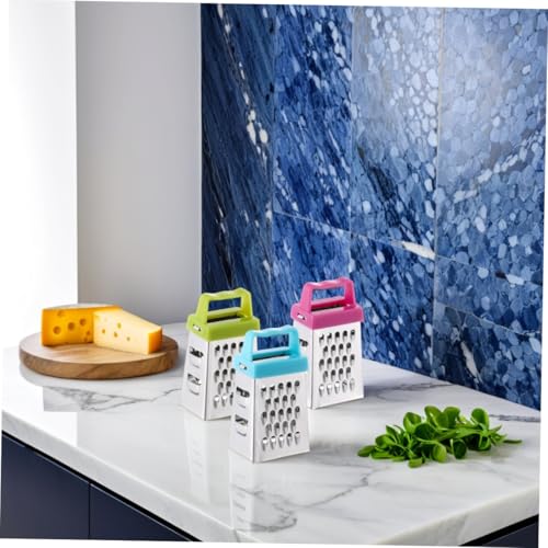 Set de 3 mini ralladores de queso de acero inoxidable miniatura 5