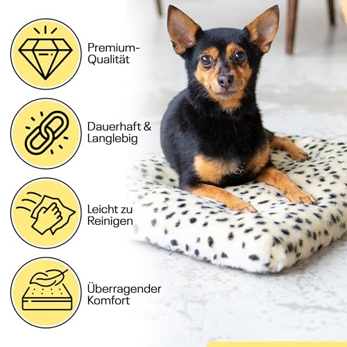 Best For Pets Orthopädisches Hundebett | Hundebett Waschbar | Viskoelastisches Hunde Bett | Orthopädisches Hundekissen | Memory Foam Matratze | | Faltbares Hunde Bett (85x65x4)
