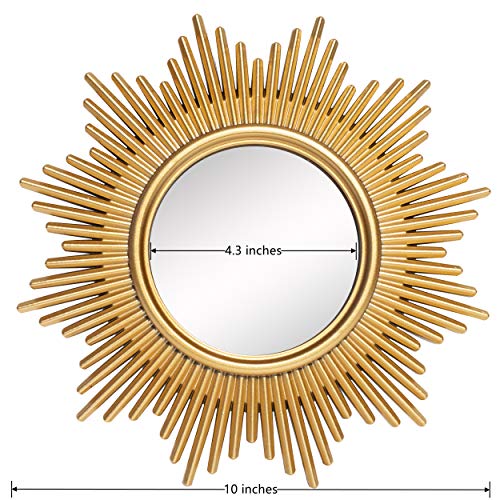 Kelly Miller Small Round Mirrors For Wall Decor Set Of 3, Gold Wall Decorations For Living Room, Bedroom & Bathroom (Ms017) #TOP1