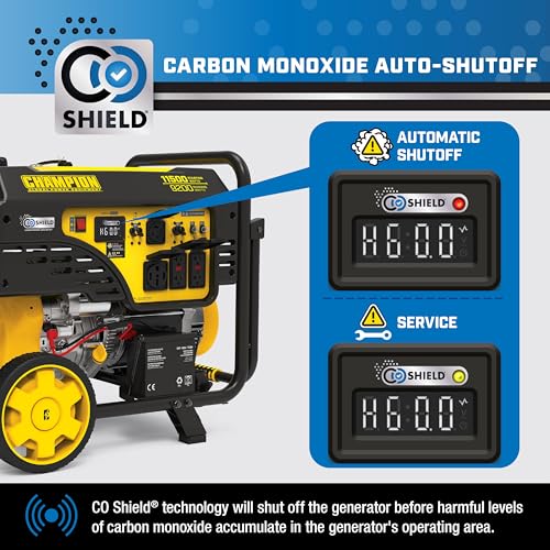 Champion Power Equipment 11,500-Watt Electric Start Home Backup Portable Generator with CO Shield® - Image 3