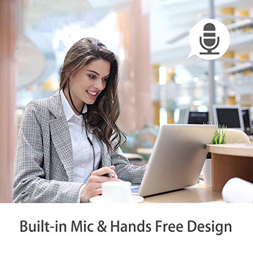 Image of SIMOLIO Wired Transcription Headsets with Microphone & Volume Control,3.5mm