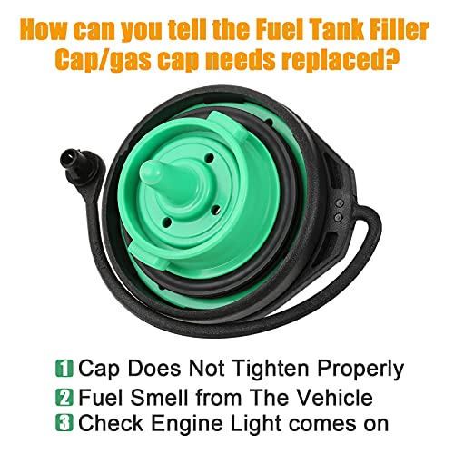 Tappo del gas 8K0201550N, tappo del serbatoio del