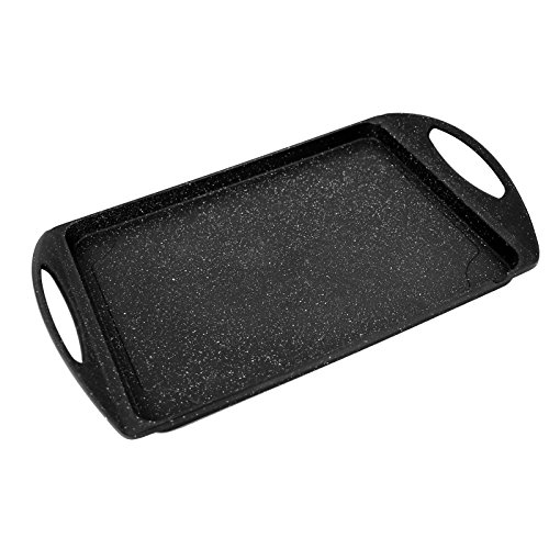Plancha plate de 34cm antiadhésive pour cuisiner sans matière grasse facilement
