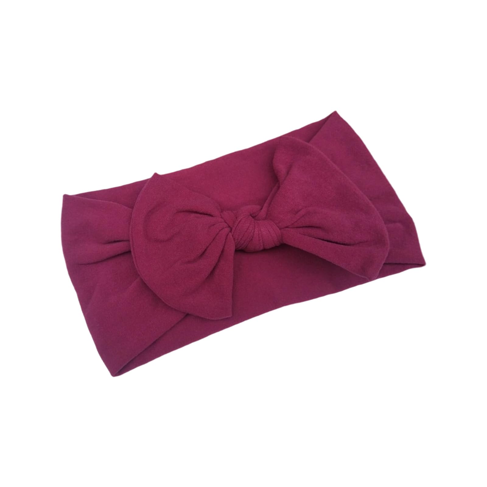 YUXITA Soft Nylon Hairband Hair Bows Gentle Elastic Headbands For Infants Toddler Multi Color
