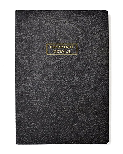 George Stanley ‘Important Details’ Stitched Notebook