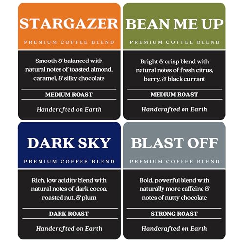 Copper Moon Single Serve Coffee Pods for Keurig K-Cup Brewers, Light, Medium & Dark Roast, Discovery Variety Pack, 80 Count - Image 4