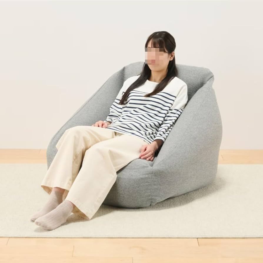 Amazon.co.jp: BRZU エアソファ ビーンバッグ インフレータブルソファ