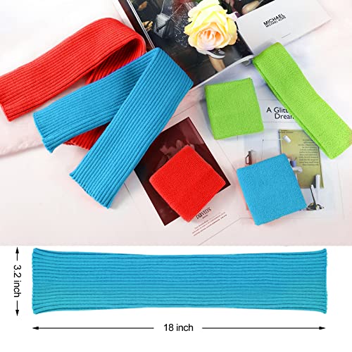 Image of ONUPGO Leg Warmers for Women 80s Sport Headband Wristbands Neon Leg Warmers Set - 80s Workout Clothes 90s Outfit for Women