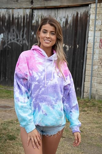 Image of Colortone Tie Dye Pullover Hoodies for Women and Men - Classic Fit Sweatshirts