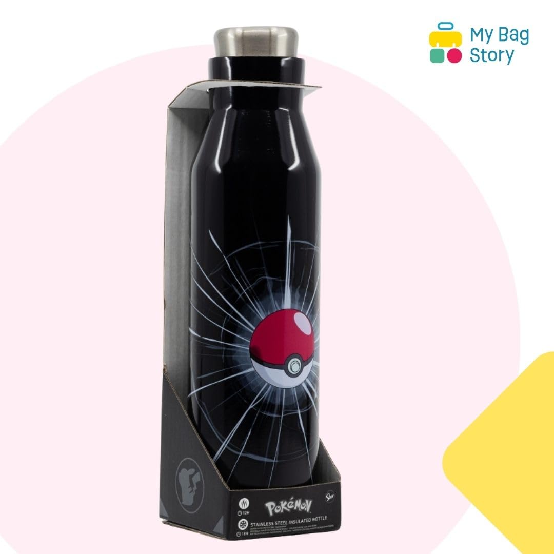My sweety pop, Water Bottle, Stainless Steel, Child, Adult, Teen, Meal, 27 cm, 580 ml, Hydration, Gift Idea, Bottle, Isotherm - Image 2