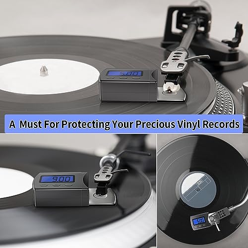 DIGITNOW Digital Turntable Stylus Force Scale Gauge 0.01g/5.00g,Tracking Force Pressure Scale for Tonearm Phono Cartridge, Blue LCD Backlight - Image 5