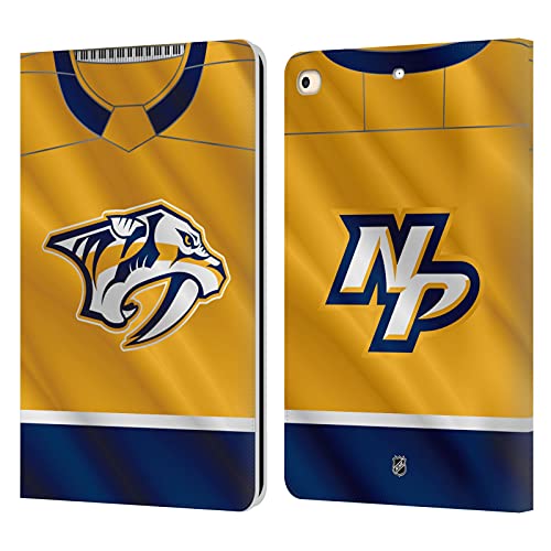 Étui iPad 9.7 antichoc Nashville Predators fini les chutes de tablette avec ce support cuir