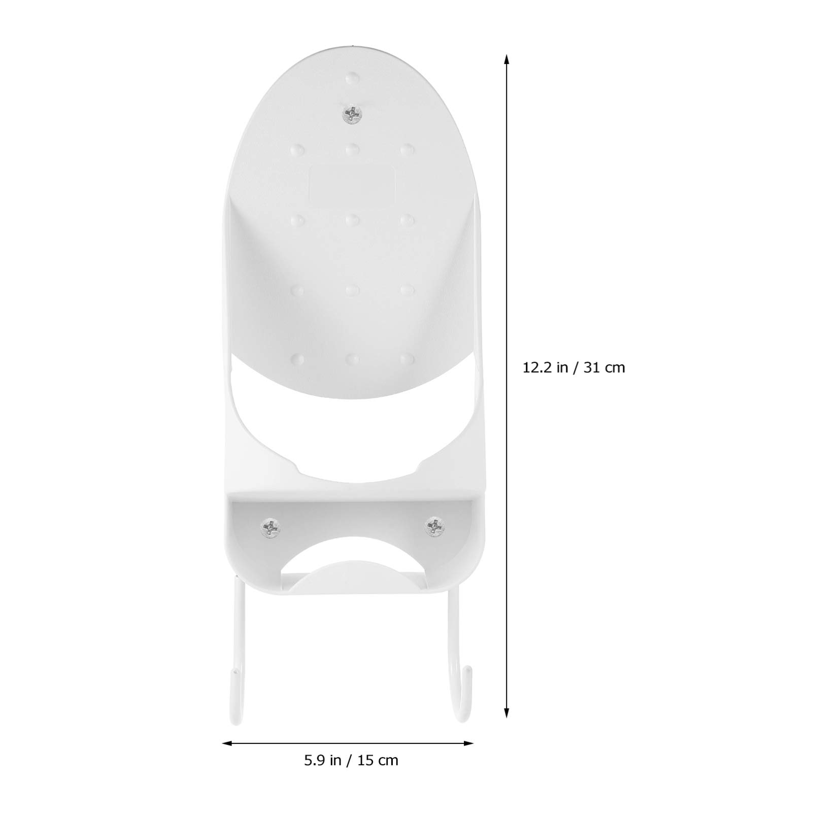 Artibetter Supporto da Parete per Ferro da Stiro Bianco in Pbt, Facile da Installare, Portata Elevata, per Lavanderia e Camera D'albergo