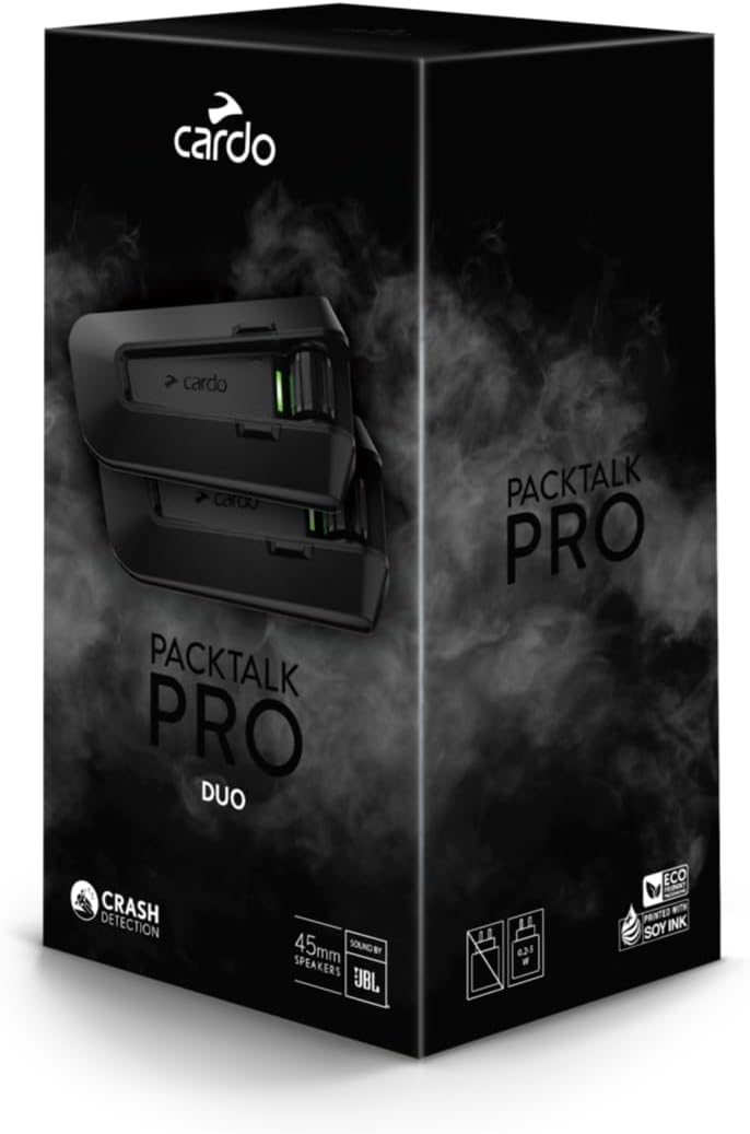 Amazon.com: Cardo PACKTALK PRO Motorcycle Helmet Communication
