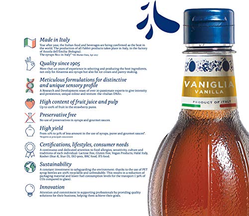 FABBRI Mixybar Vaniglia (Xarope De Baunilha) - 1Lt.