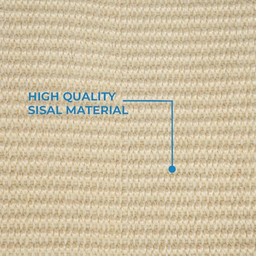 Image of Best Pet Supplies Catify Cat Scratcher, Fun Interactive Scratchers, Posts, Poles, Claw Safe, Furniture Saver Indoor Play Support Natural Cat Behaviors Heavy Duty - Beige Log