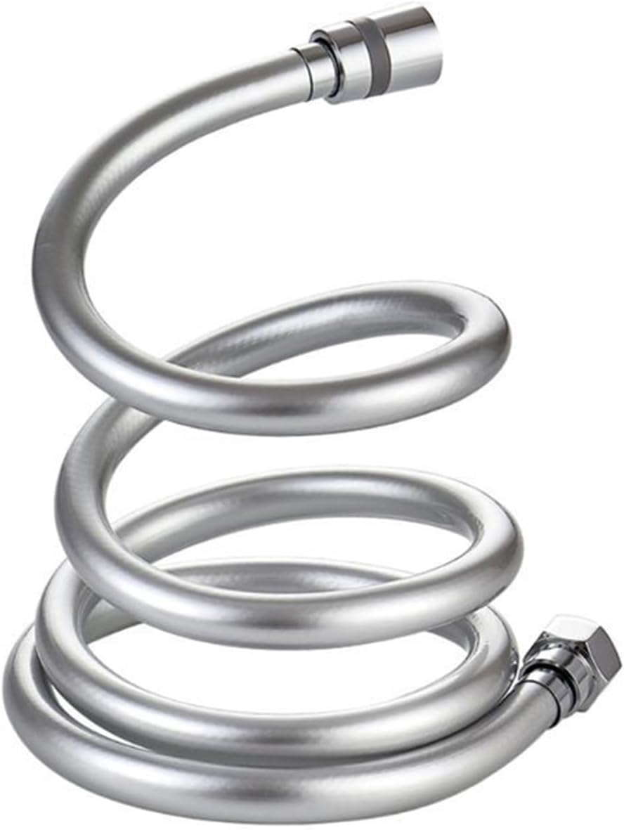 Manguera flexible de alta presión para bidé, manguera de ducha de PVC de 3/2/1,5 m para cabezales de ducha de mano, conexión duradera y a prueba de fugas para uso en el baño