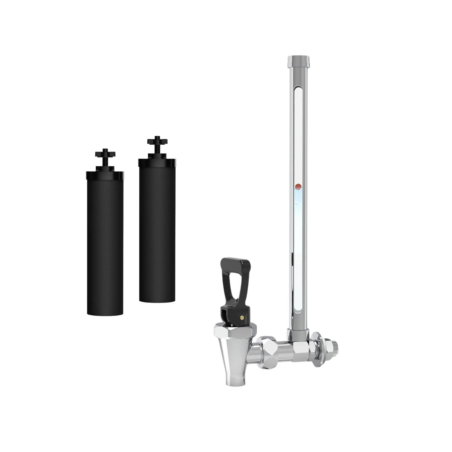 WaterdropUpgrade NSF/ANSI 372 Certified Water Filter, Silver Ions Added, Replacement for Berkey® Gravity Water Filter System and Waterdrop King Tank Series ，And a Sight Glass Spigot