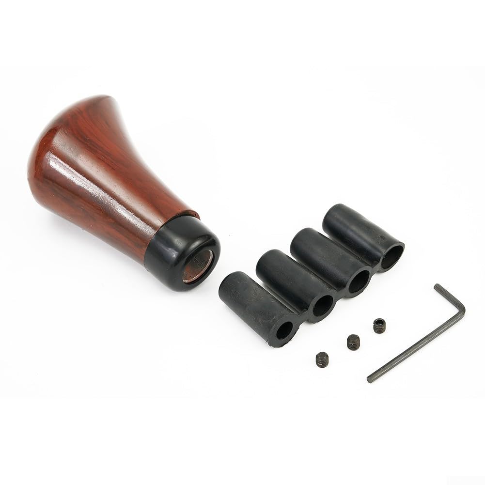Set di pomello del cambio per auto con venature del legno di noce, per cambio manuale, per interni del veicolo M8 M10
