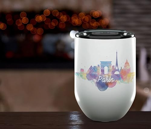 Miniatura 349 de Taza de cerámica Madrid Spain Skyline, taza blanca de recuerdo de Europa de 11 onzas, taza de café personalizada, regalo para cumpleaños, taza