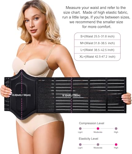 Image of YERKOAD 360 Lipo Foam Post Surgery Ab Board Breathable Tummy Tuck Recovery Waist Cincher Abdominal Compression Board
