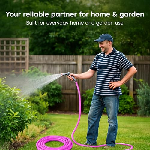 Image of Kyari Garden Hose Pipe Non-Braided 10 Meter 3 /4 Inch Without Clamps - Heavy-Duty Flexible PVC Water Pipe for Home Garden, Plants, Car Wash, Cooler Filling, Balcony & Outdoor Use