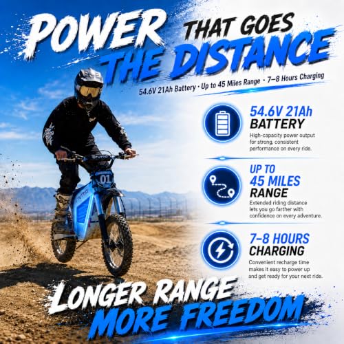 Image of Tuttio Soleil01 GB Electric Dirt Bike 54.6V 3000W 40MPH Off-Road Ebike