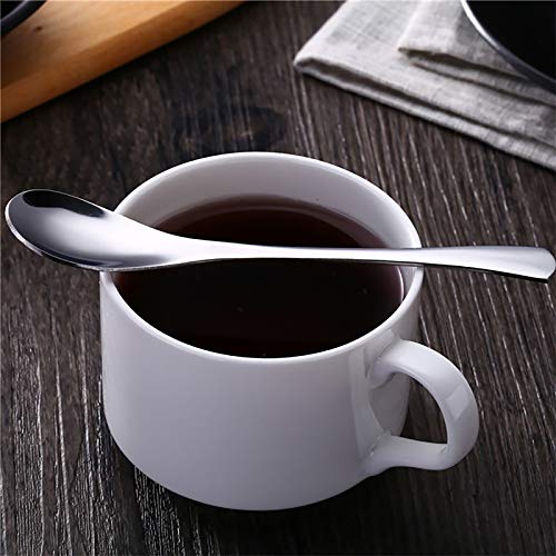 Vanra 30000024 4.9In 4-Piece Tea Spoons Set Stainless Steel Coffee Appetizer Dessert Spoon Serving Spoon Teaspoon Silver Flatware Set Of 4 thumb #2