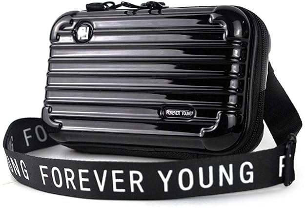Image of Sling Box Bag with Detachable Shoulder Strap | Suitcase Style Hard Case Cross Body Sling Bag for Girls, Women,BOYS