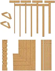 Kit Gabaritos MDF Para Wire-O e Encaderna��o Artesanal � F�cil Alinhamento e Marca��o