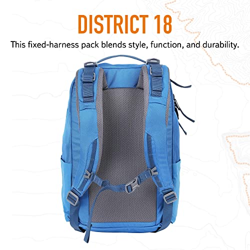 Mystery Ranch District 18 Backpack – Fixed-Harness Bag with Padded Laptop Sleeve – Splash, 18L4