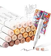 Amazon | Ohuhu マーカーペン 筆タイプ 320色 プロ愛用 イラスト