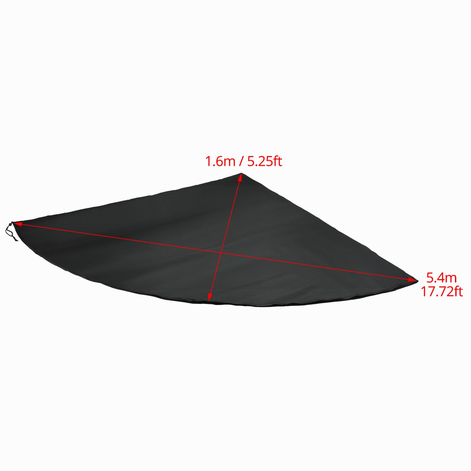 QWORK® Pokrowiec na fotel wiszący Duży 420D Tkanina Oxford Wiszący Pokrowiec ochronny Wodoodporny i ochrona UV Wiszący pokrowiec na krzesło, 190 x 115 cm