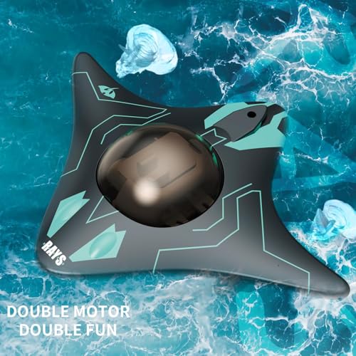 Image of 6 Channel RC Boat Waterproof Mini Equipped with WiFi Camera for Real-time Shooting in Pools and Lakes, Great Birthday Gift for Kids